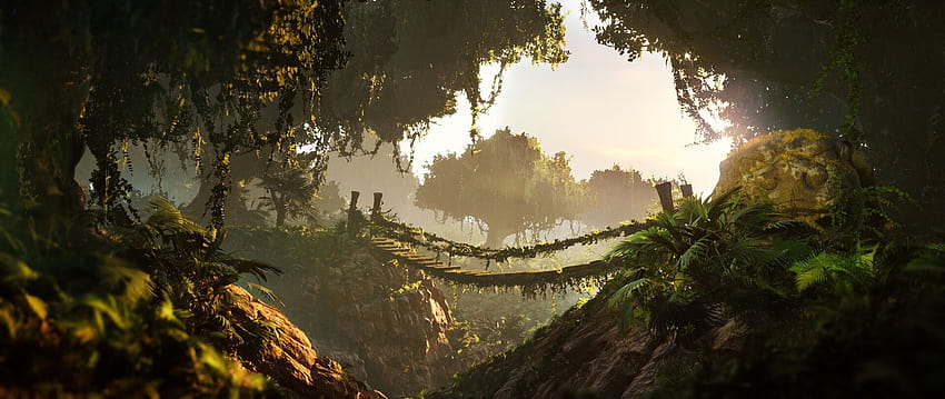 Unreal Engine 4'te Stranglethorn Vale HD duvar kağıdı