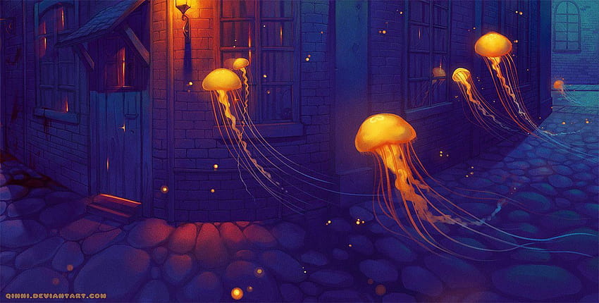Medusa · · Vladstudio, medusa resplandeciente fondo de pantalla