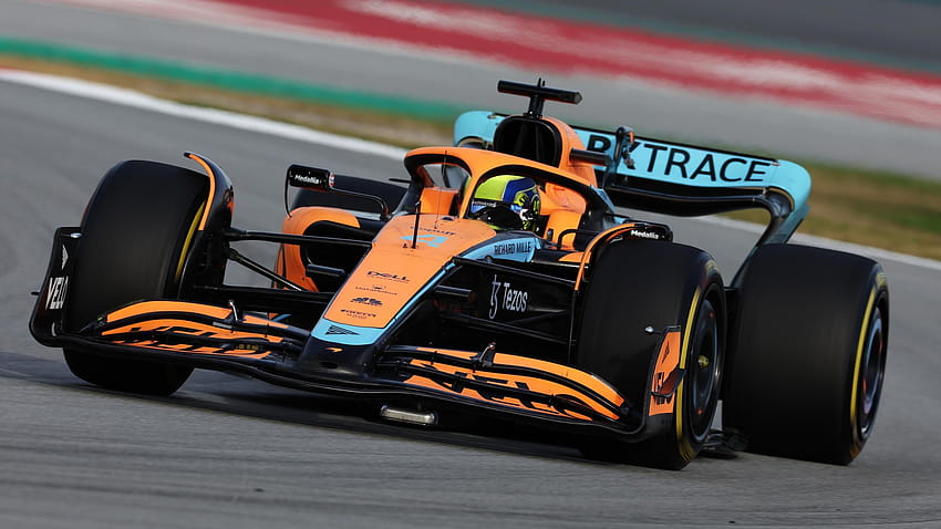 Pruebas de F1 2022: Lando Norris de McLaren establece el tiempo de vuelta más rápido en Barcelona antes de 2022 f1 mclaren car fondo de pantalla