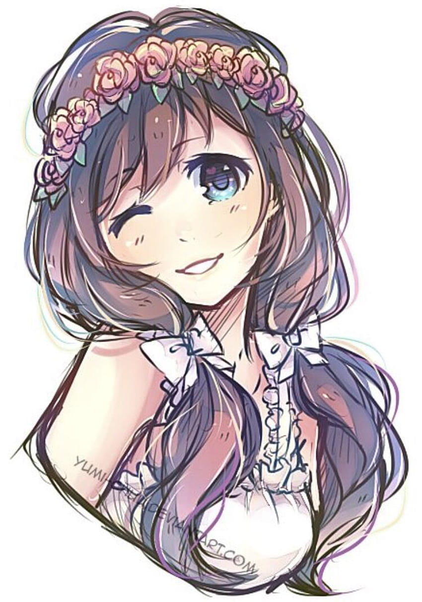 Top more than 70 flower crown anime super hot