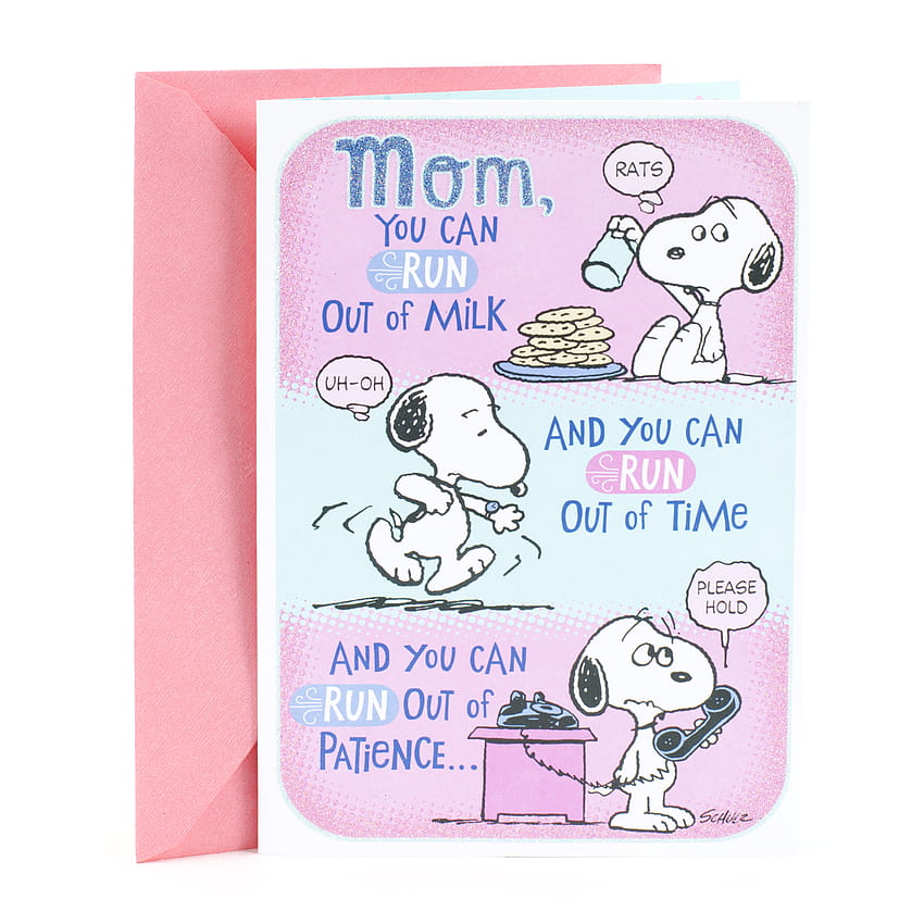 Hallmark, Peanuts Snoopy Hug, Mother's Day Funny Greeting Card, for Mom, snoopy mothers day HD phone wallpaper