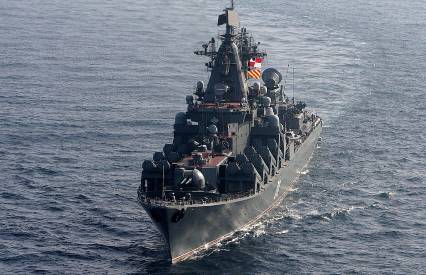 Russischer Roter Stern Russland Marineschiff Kriegsschiff Krieg Militärozean, Militärschiffe Kreuzer HD-Hintergrundbild