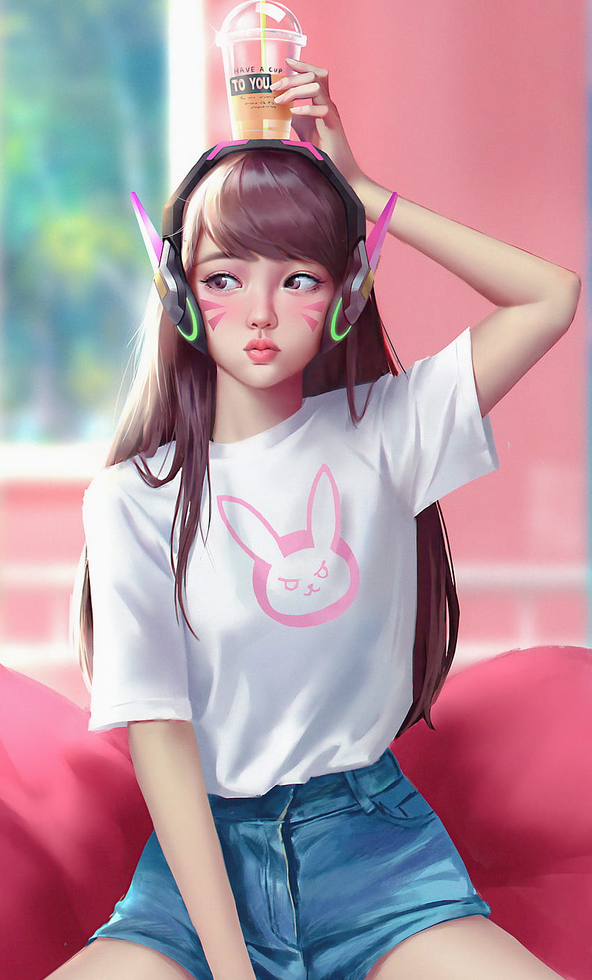 1280x2120 Summertime Over Dva Overwatch iPhone , Backgrounds, and HD phone wallpaper