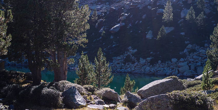 Hiking route: Moreno Lake, lake grau roig andorra HD wallpaper