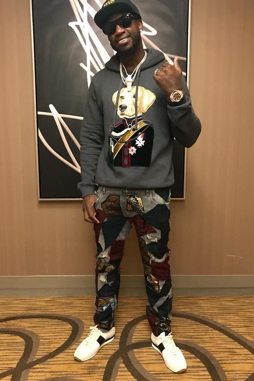 Gucci Mane rocking his Dolce&Gabbana outfit, gucci clothing HD phone  wallpaper