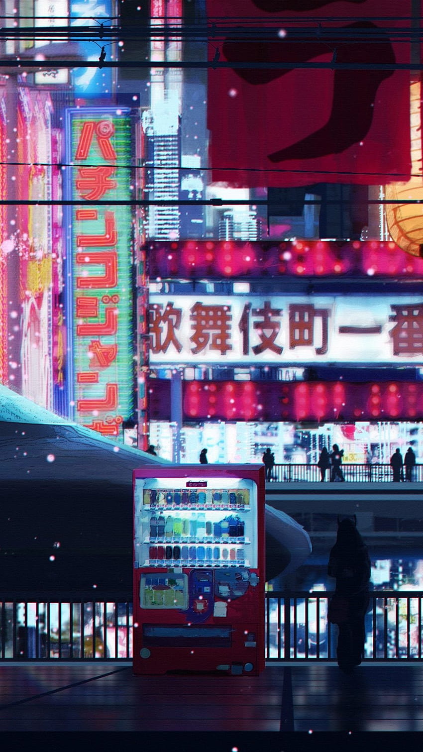 Japan, Tokyo, city, street, night, lights, art 3840x2160 U , tokyo at night iphone HD phone wallpaper