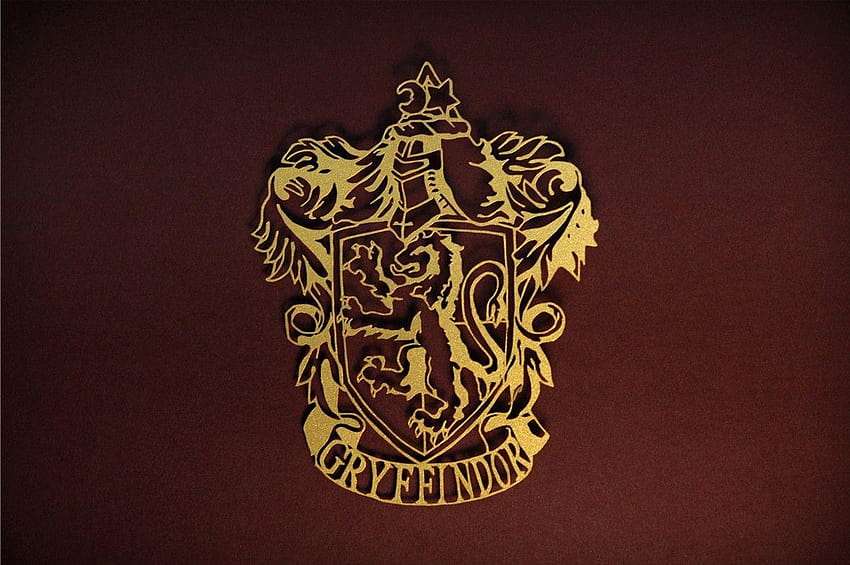 Di Harry Potter Grifondoro, stemma di Hogwarts Sfondo HD