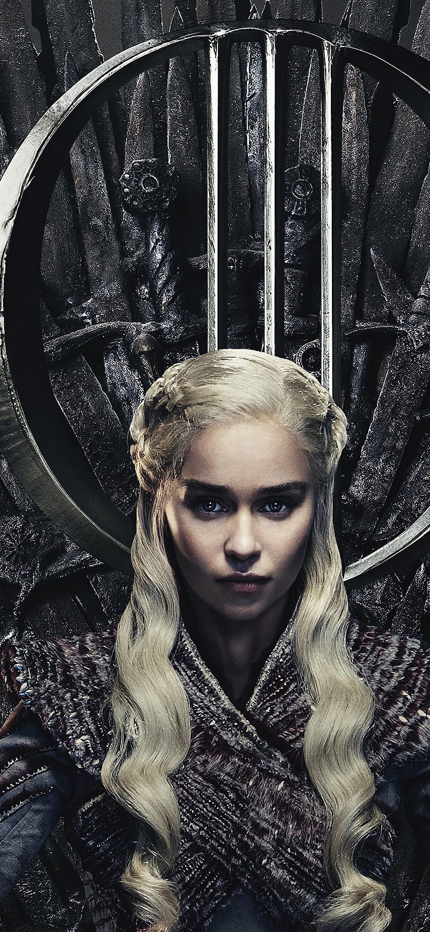 Daenerys Targaryen Juego de Tronos Temporada 8, daenerys targaryen retrato androide fondo de pantalla del teléfono