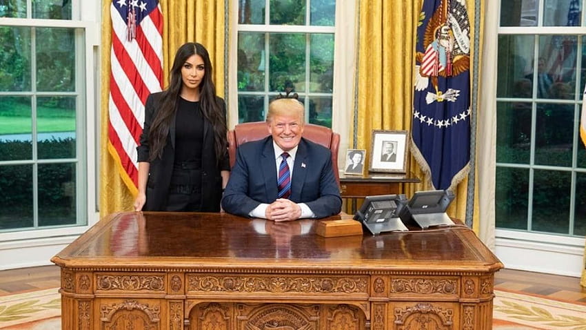 Kim Kardashian Thanks President Donald Trump After White House Meeting HD wallpaper