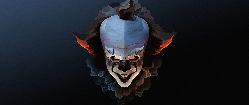 2560x1080 pennywise, the clown, halloween, artwork, dual wide, , 2560x1080 , background, 15107, 2560x1080 halloween HD wallpaper