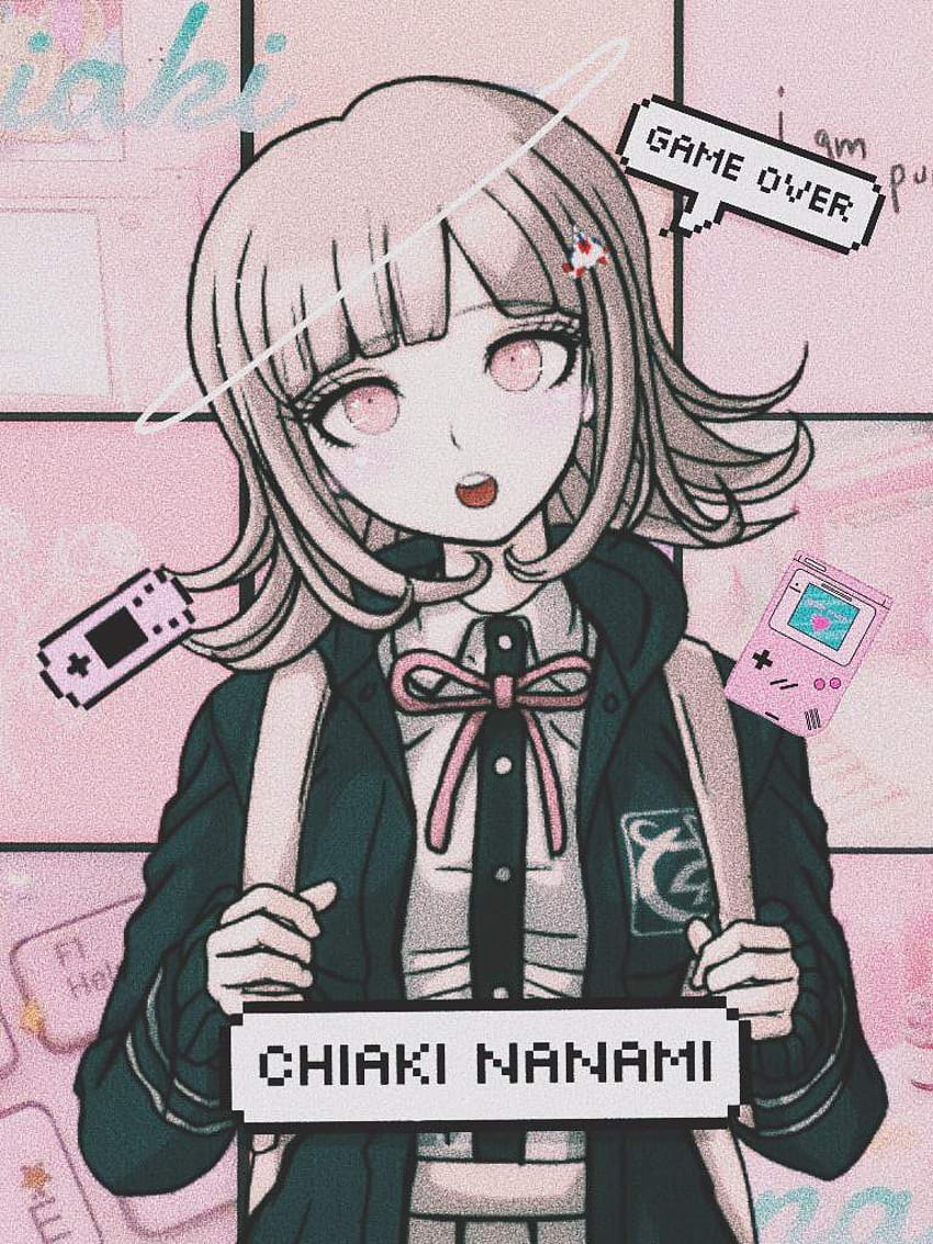 Chiaki nanami edit, chiaki nanami pfp HD тапет за телефон