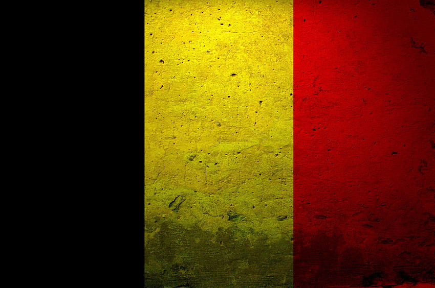 ベルギーの旗, グランジ, ベルギーの旗, シンボル, ベルギーの旗 高画質の壁紙
