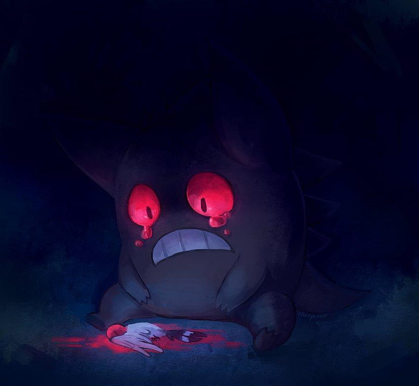 Gengar the Shadow Pokemon autorstwa slurpoof [930x858] dla Tapeta HD