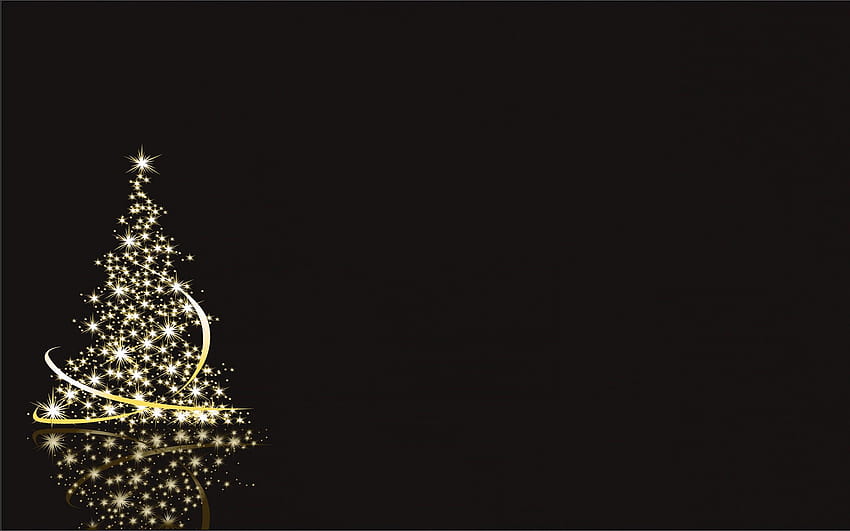 Sfondi 3D Happy Merry Christmas Tree per modelli Powerpoint, alberi di buon Natale Sfondo HD