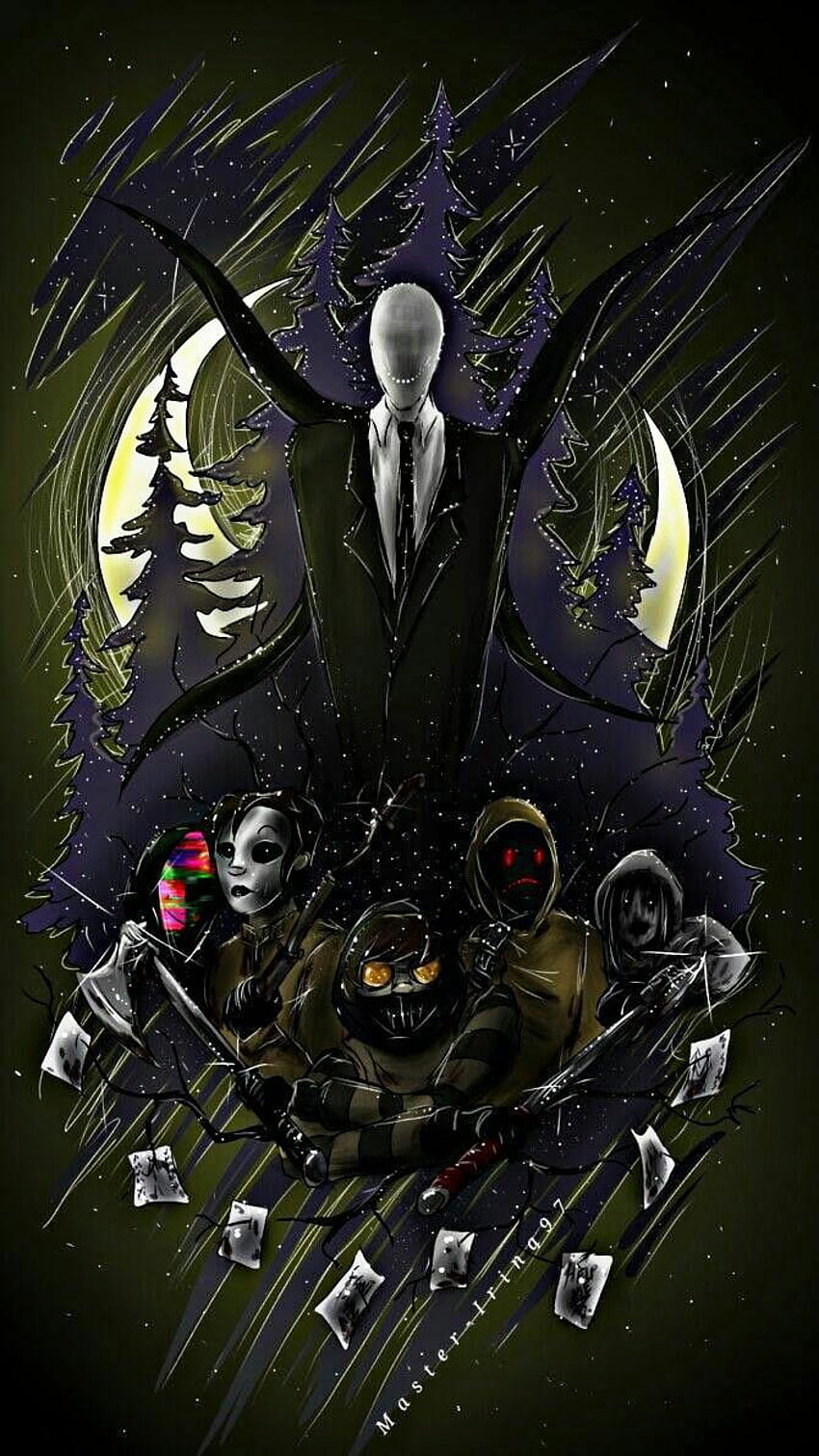 Slender Man Wallpaper by garnetbarren on DeviantArt