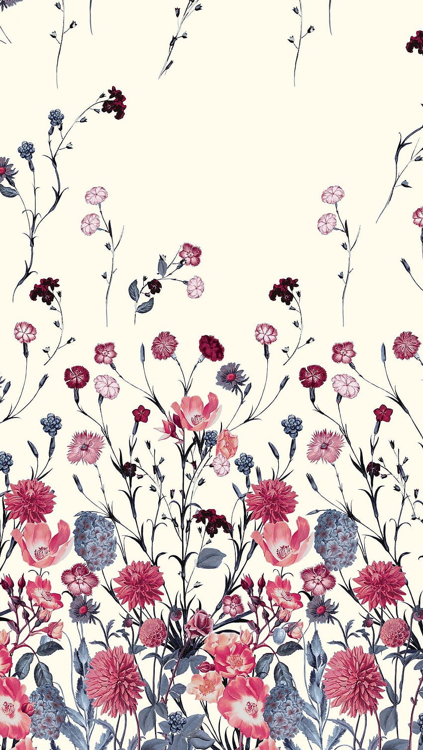 5 Kwiatowych Tła Pomysły, estetyczne motywy kwiatowe Tapeta na telefon HD