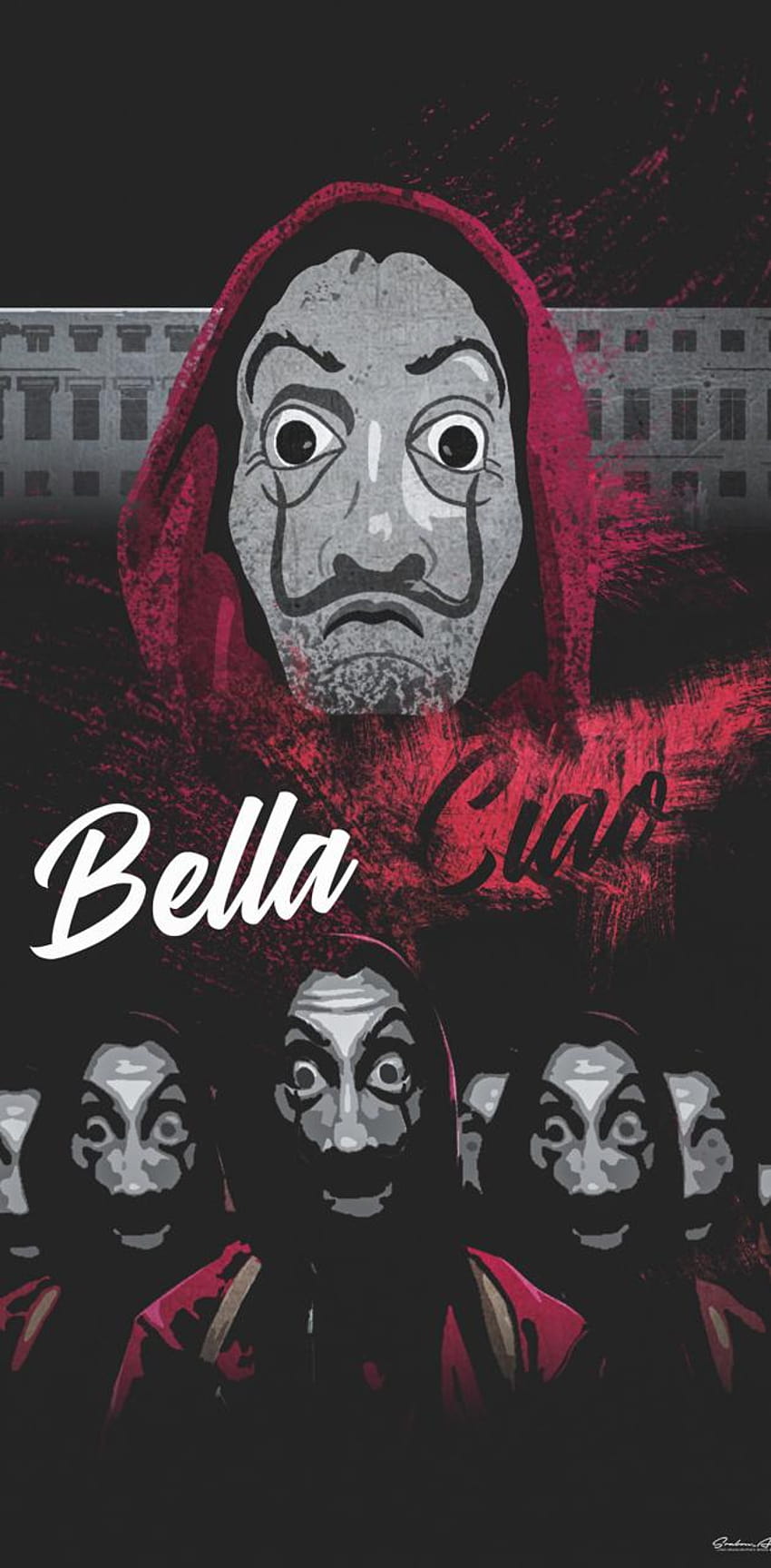 Bella Ciao by SrabonArafat, money heist bella ciao HD phone wallpaper ...
