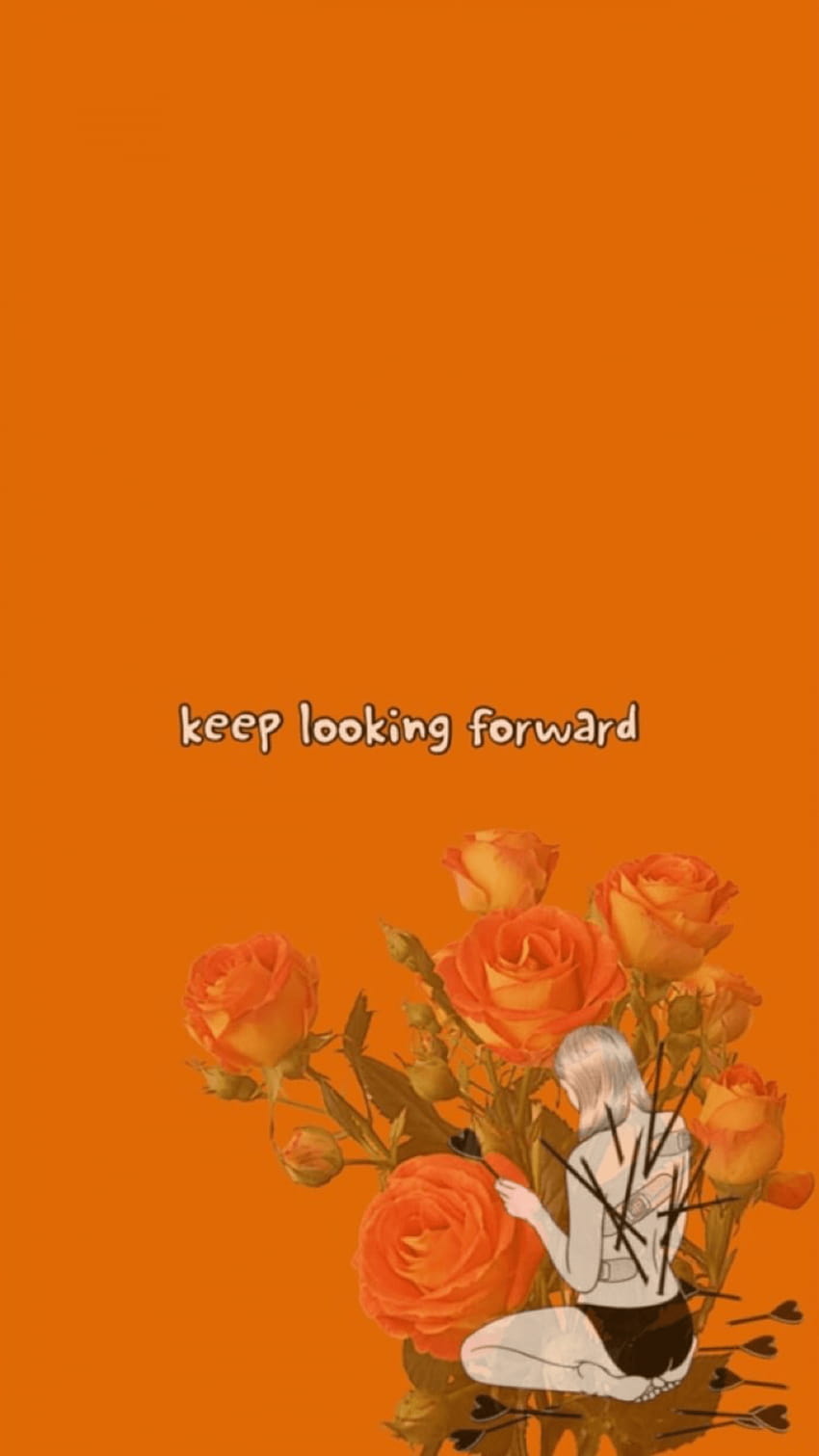 Orange Tumblr Aesthetic, sad orange aesthetic HD phone wallpaper