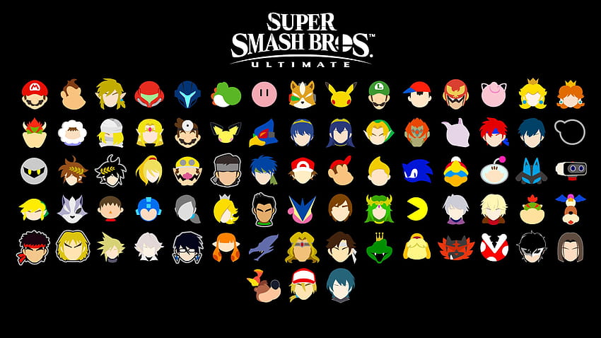 Had a hard time finding a with the latest dlc characters, so instead I made one. Enjoy! : SmashBrosUltimate HD wallpaper