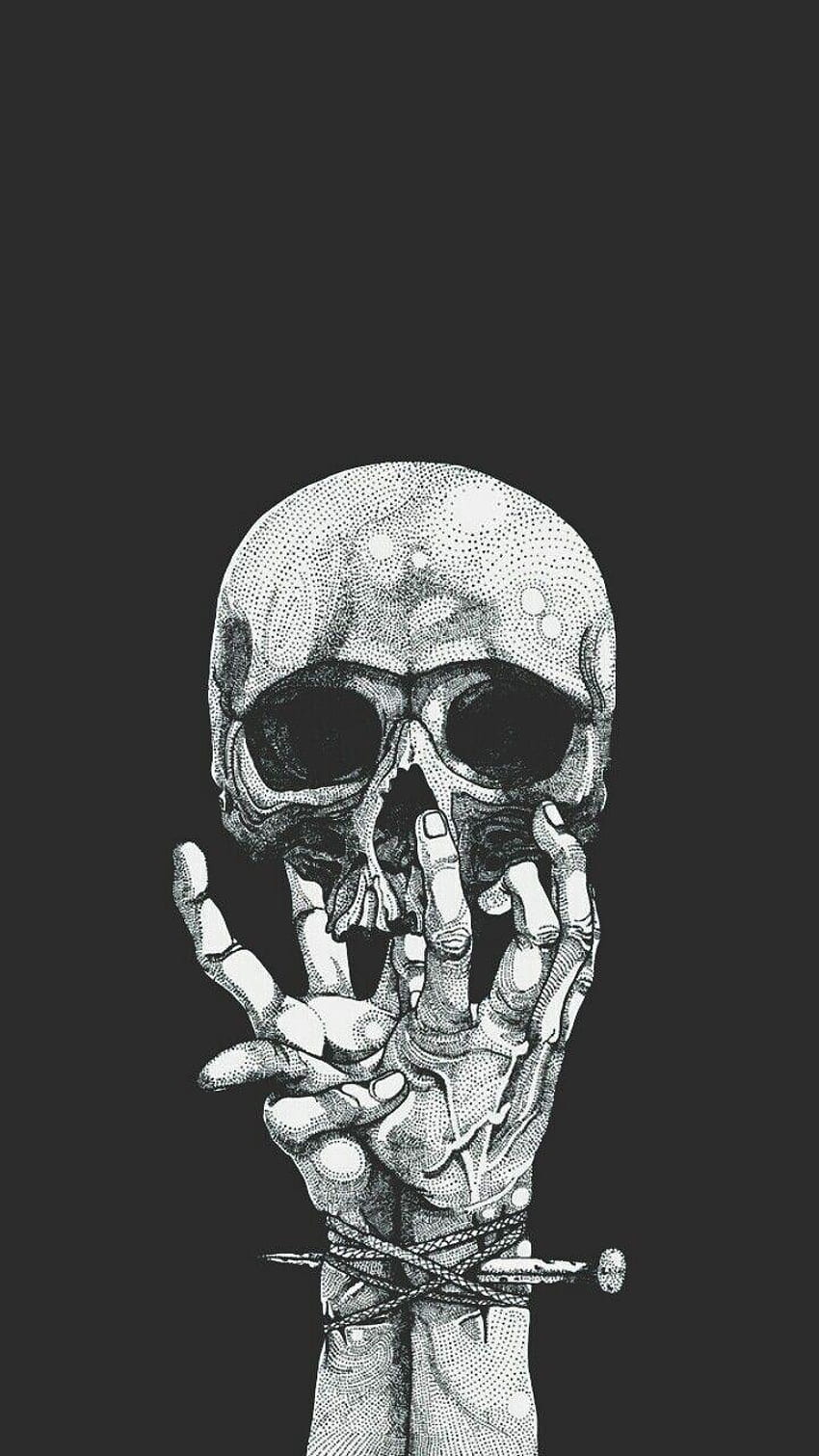Cráneos, cyborg skull HD phone wallpaper