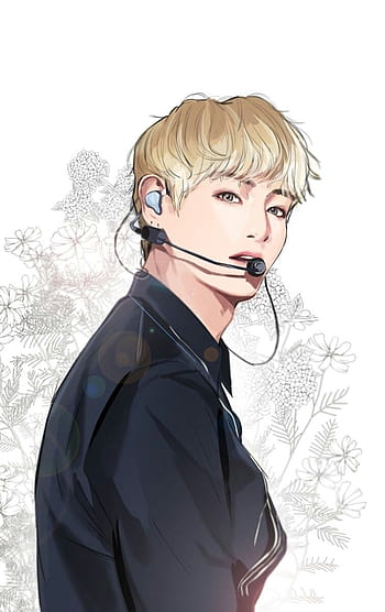 Buy BTS V Taehyung Print of Original Drawing Online in India - Etsy