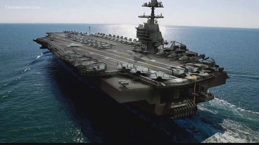 กองทัพเรือสหรัฐฯ ระงับการซื้อเรือบรรทุกเครื่องบิน 2 ลำ uss gerald r ford วอลล์เปเปอร์ HD