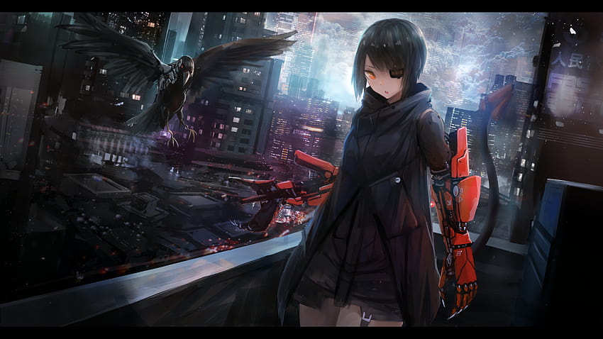 Cyberpunk Anime, cyberpunk sci fi anime HD wallpaper