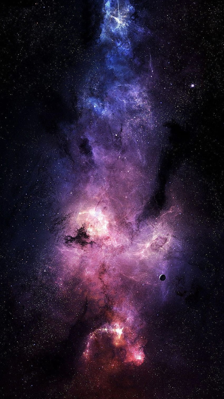 Shake your phone lightly with this full screen, full screen galaxy mobile HD phone wallpaper