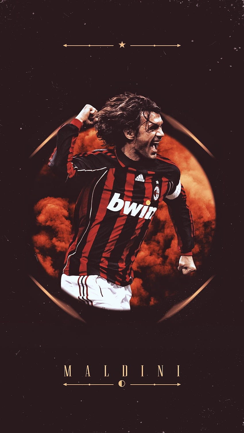 Paolo Maldini ac milan football italian legend soccer HD phone  wallpaper  Peakpx