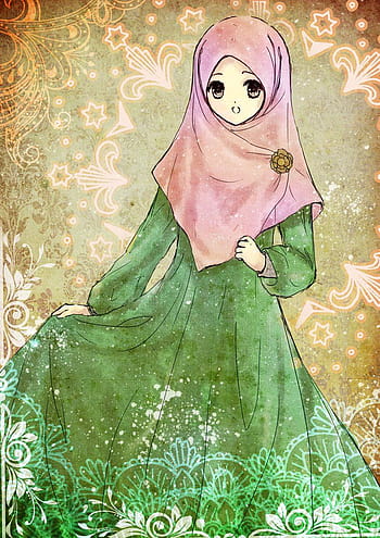 Animated hijabi HD wallpapers | Pxfuel