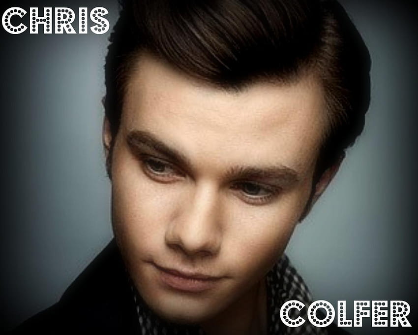 Glee Chris Colfer dan latar belakangnya Wallpaper HD