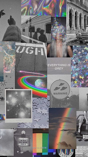 Rainbow aesthetic collage HD wallpapers | Pxfuel