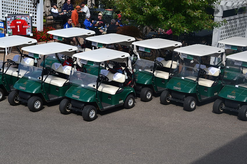 Car, Cart, Golf Club, Golf Cart, Golf, transportation, outdoors HD wallpaper