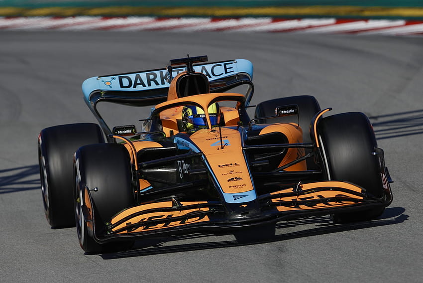 McLaren lidera a Ferrari no início da nova era da F1, carro 2022 f1 mclaren papel de parede HD