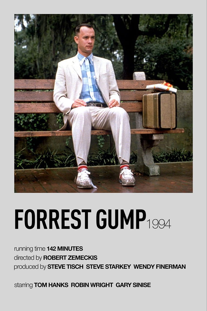 Pin on Minimalist Movie Posters, forrest gump tom hanks and robin wright HD phone wallpaper