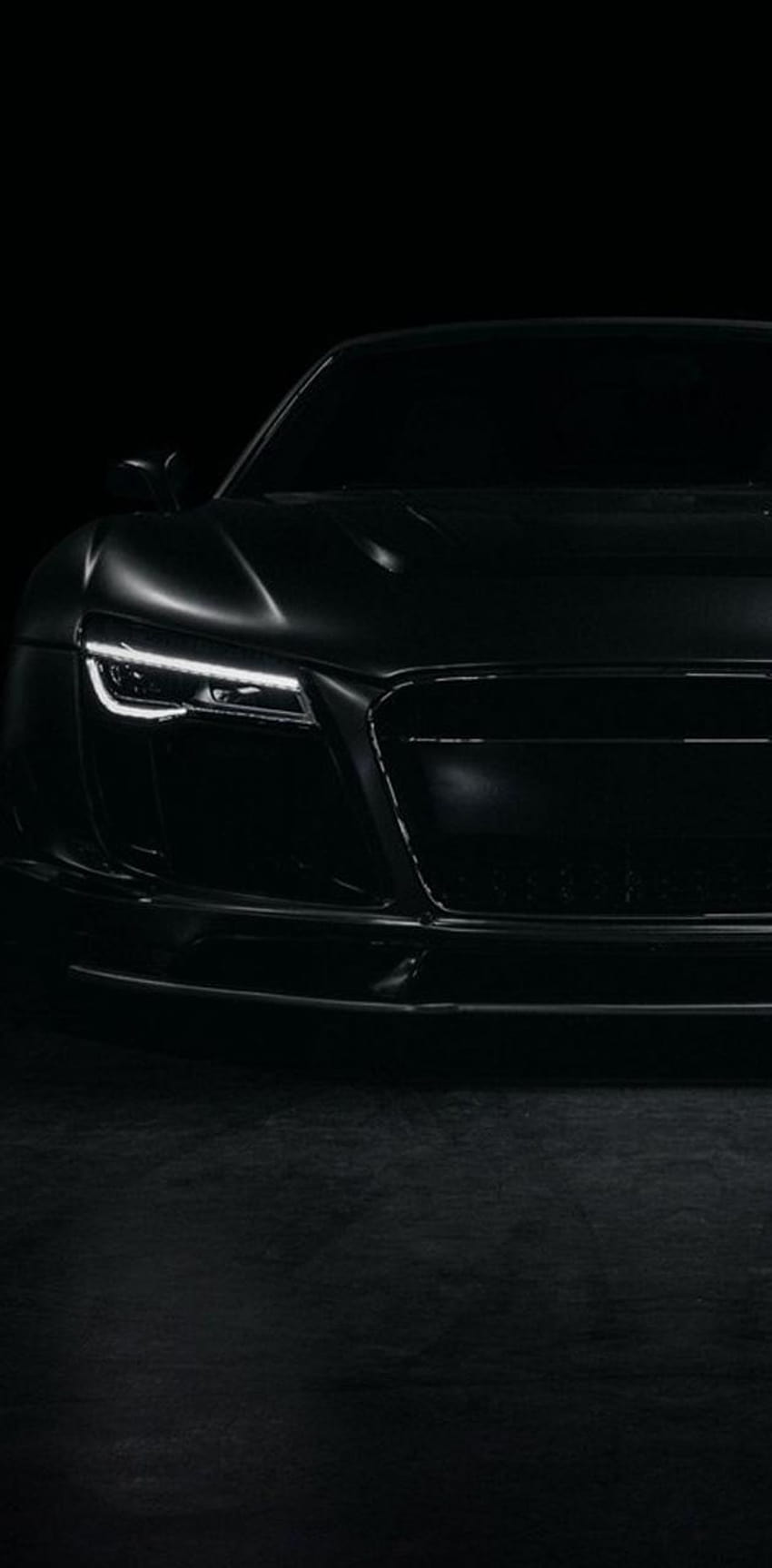 Audi R8 par xhani_rm, audi r8 noire Fond d'écran de téléphone HD