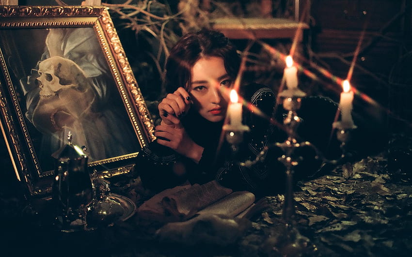 Dream Catcher reveal spooky 'black theme' group and individual, dreamcatcher kpop HD wallpaper