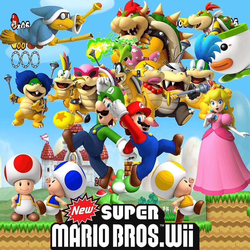 New Super Mario Bros / Star ULTRA Textures HD phone wallpaper