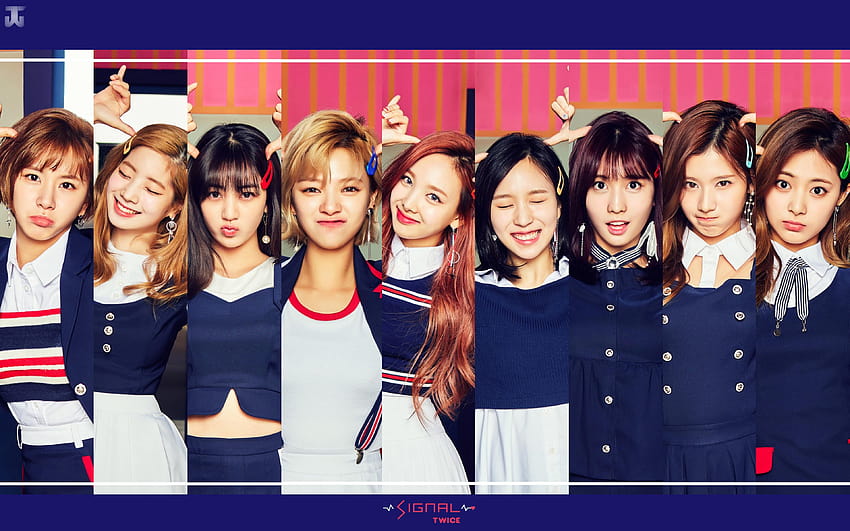 Twice Signal, twice merry and happy HD wallpaper