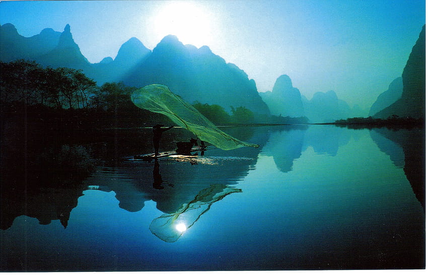 Li River Landscape – Travel, earth river HD wallpaper