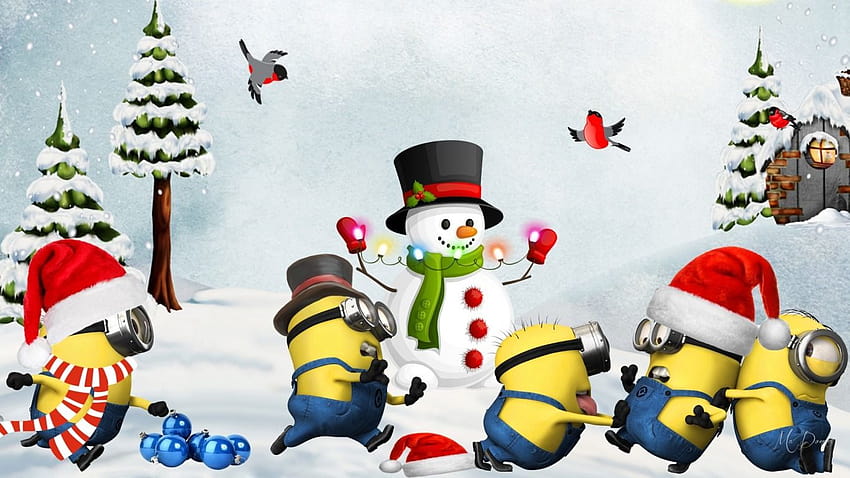 minion christmas wallpaper by bluecoral74  Download on ZEDGE  8dd8