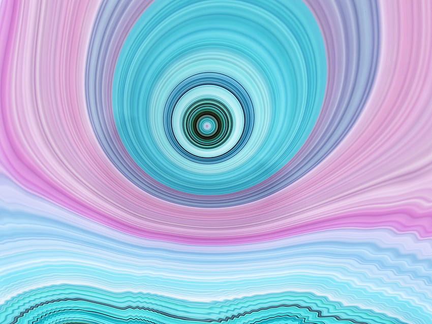 : espiral, ola, pétalo, patrón, línea, color, azul, circulo, colores, agua, ilustración, digital, forma, vórtice, computadora 2048x1536, Coloridas líneas onduladas en espiral fondo de pantalla