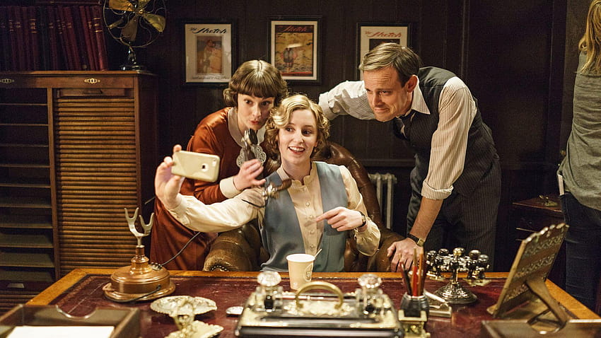 Downton Abbey, Staffel 6: Sehen Sie sich die Besetzung an HD-Hintergrundbild