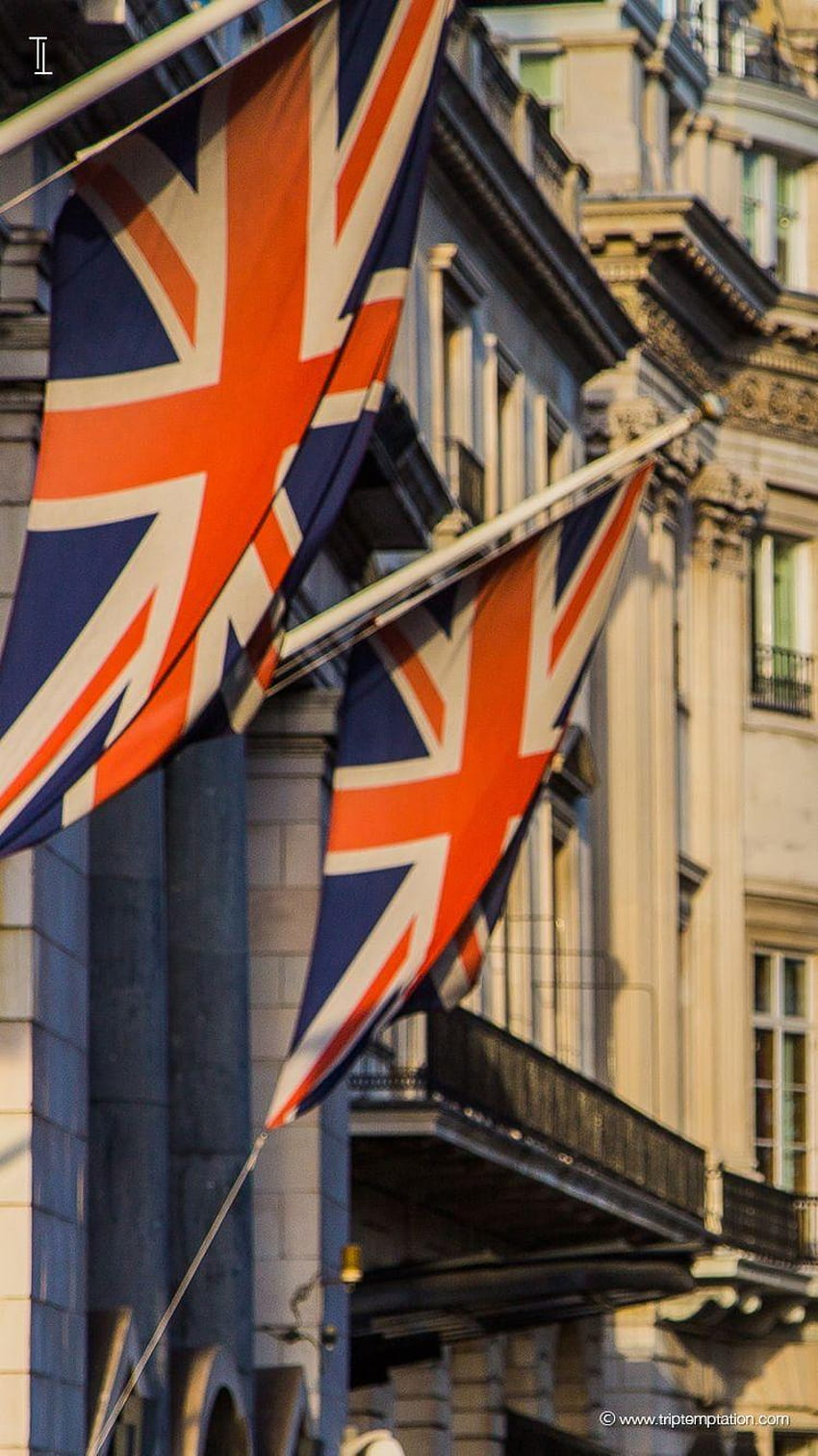 Лондон зове iPhone 6, лондонско знаме HD тапет за телефон