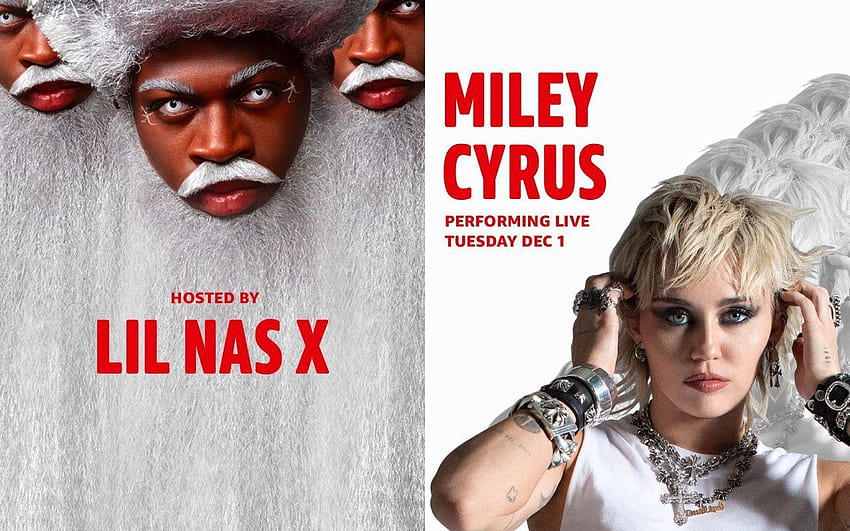 Lil Nas X and Miley Cyrus to Stage Holiday Concert Specials for Amazon Music, holiday lil nas x HD wallpaper