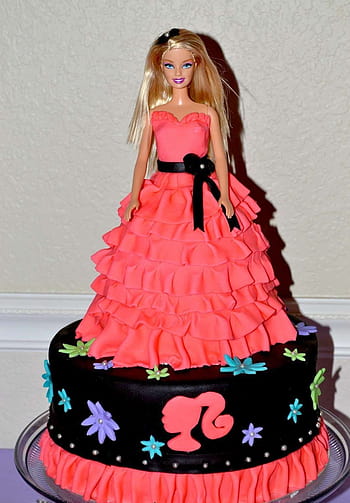 Barbie Cake | Custom Barbie Birthday Cakes – My Little Cupcake