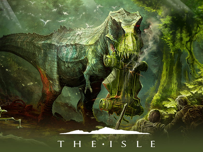 Das Insel-Dinosaurier-Spiel HD-Hintergrundbild