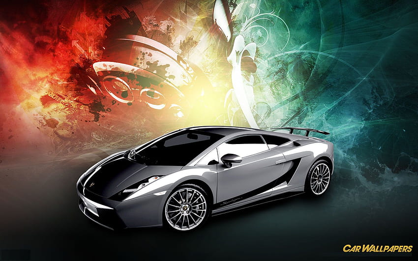 Lamborghini plateado abstracto, autos plateados fondo de pantalla | Pxfuel
