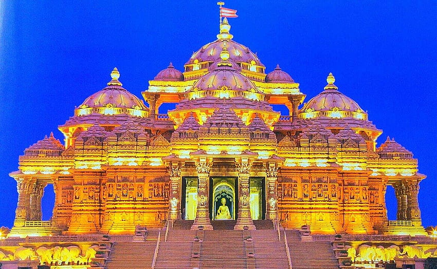 Swaminarayan Akshardham, New Delhi, temple d'Akshardham Fond d'écran HD
