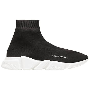 Balenciaga  Embossed Leather High Top Sneakers  Men  White Balenciaga